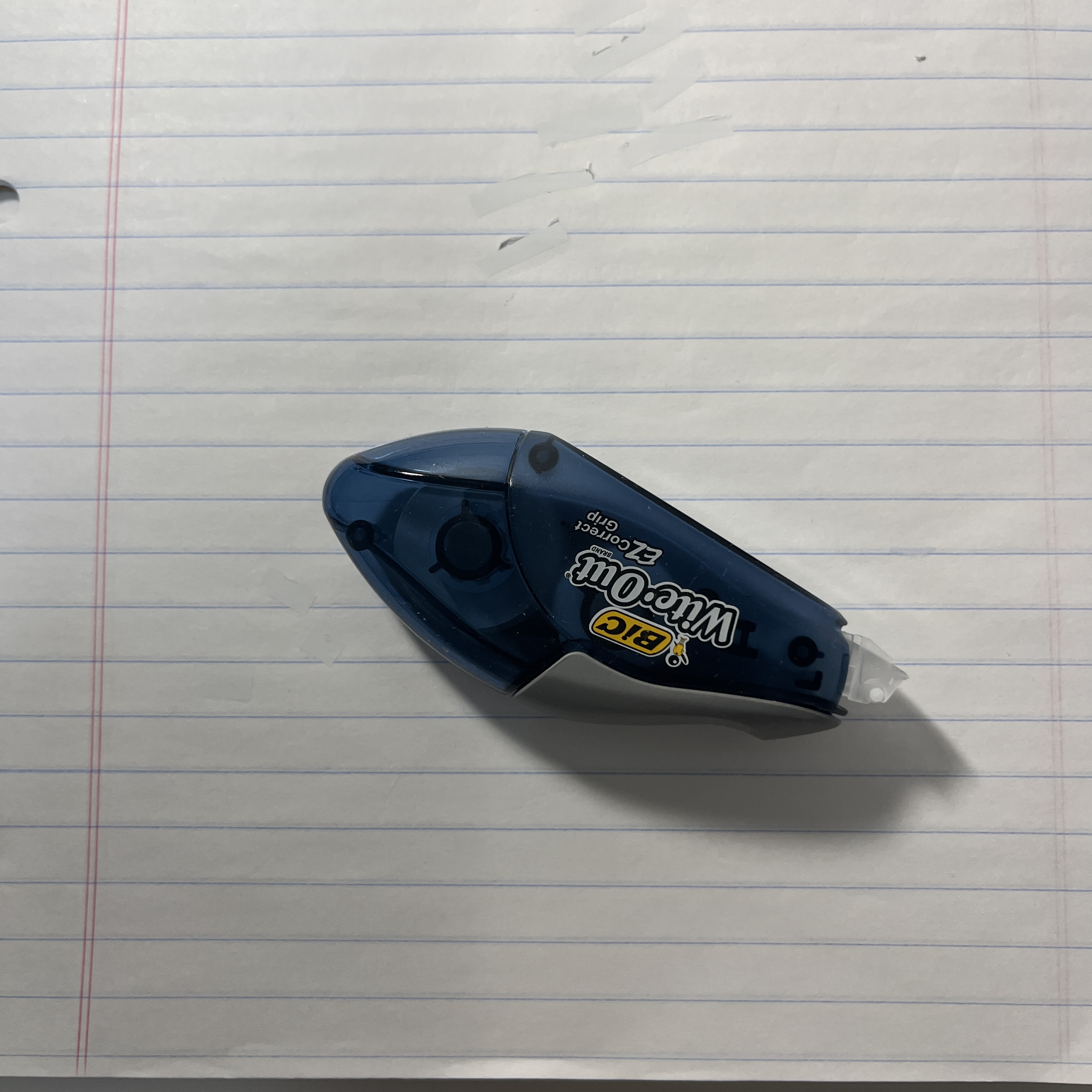 Sound of correction tape