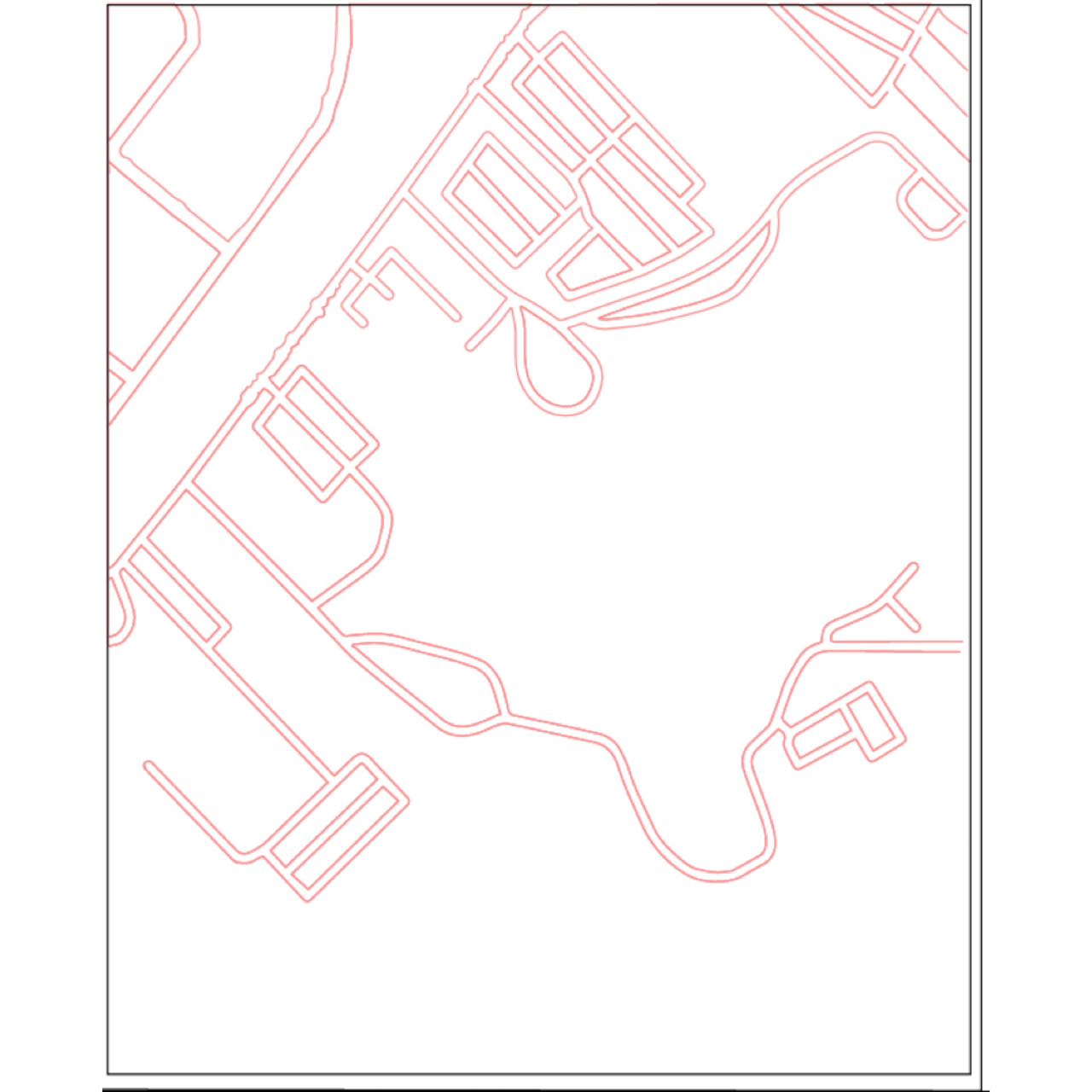 AI on extracting the part of the road on the map